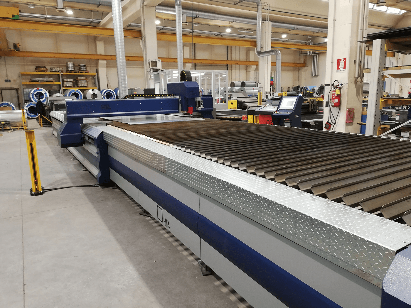 HPm linea di spianatura e taglio plasma