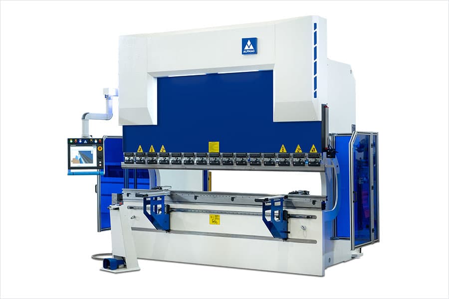 ALPMAC Modello B - pressa piegatrice idraulica CNC grafica 2D