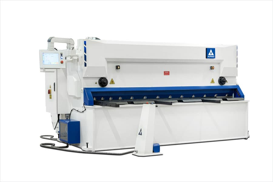 ALPMAC Modello V — cesoia a ghigliottina idraulica CNC angolo variabile