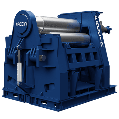 Faccin 4HEL - calandra a 4 rulli con guide lineari