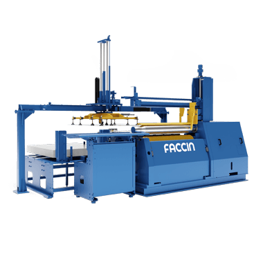 Faccin HCU - calandra a 2 rulli con rullo in uretano
